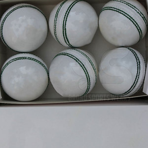 Pelotas de Cricket de Alto Rendimiento, Costuras de Cuero, Suaves y Resistentes, para Entrenamiento, Práctica, Partidos, Equipamiento Deportivo, Interior y Exterior - Product Image 6