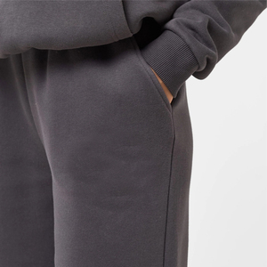 <b>Ladies</b> Winter Oversized Solid Sweatsuit Set Premium Fleece Hooded Sweatshirt Jogger Pants Casual Training Streetwear Quick Dry - Product Image 4