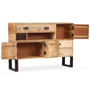 Credenza in legno massello di Mango 45.3 \ "x11.8 \" x31.5 \ "misura elegante mobile - Product Image 3