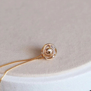 30457 Collar con Colgante Simple y Moderno para DIY con Cuentas Redondas de 7-8mm, Base de Plata S925, Accesorios de Perlas para DIY 30457 - Product Image 3
