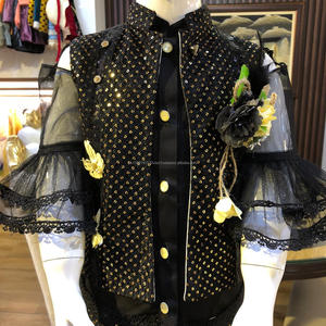 Derniers modèles de robes en coton pour bébés haut et jupe à motif fantaisie pour enfants - Product Image 3