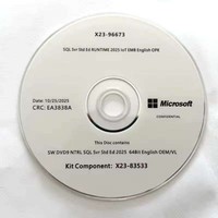 SQL Server 2025 스탠다드 에디션 DVD 패키지는 16코어 CAL 평생 라이선스가 포함된 100% 온라인 활성화를 지원합니다.