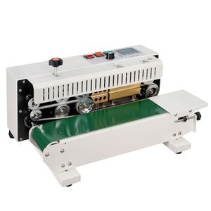 Sigillatrice a Nastro Orizzontale Digitale per Sigillatura Continua di Sacchetti, Larghezza Sigillatura 0,24-0,47 Pollici/6-12 mm, Compatibilità PP (110V) - Product Image 5