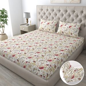 Juego de Sábanas de Algodón Estilo Americano, 300 Hilos, Suaves, para Cama Individual, con Sábana Ajustable y Plana, para Uso Doméstico y Hotelero - Product Image 1