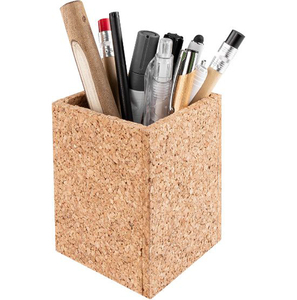 Porte-stylos en cuir, porte-crayons marron, porte-stylos élégant pour bureau, organisateur de papeterie - Product Image 3
