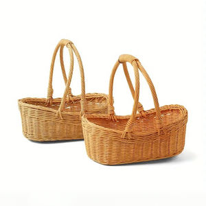 Panier cadeau en rotin durable, prix bas, fait main, paniers de rangement pour la Saint-Valentin - Product Image 5