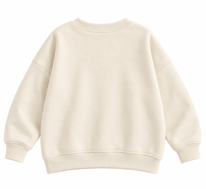 Sweat-shirt unisexe à col rond avec imprimé de dessins animés Cream Eggs Cavator, coupe ample, décontracté, pour le printemps - Product Image 2