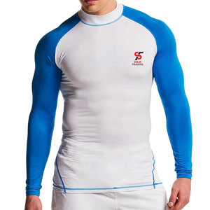 Haut de compression pour homme Solid Trader, design moderne, séchage rapide, léger, vêtements de performance, maillot de sport d'extérieur, rashguard - Product Image 1