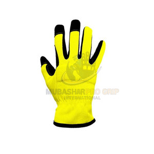 Guantes de Seguridad Mecánicos Personalizados de Alta Calidad (Nylon/Cuero) Resistentes al Calor, Antideslizantes, con Puño Reforzado para Herramientas Manuales - Product Image 5