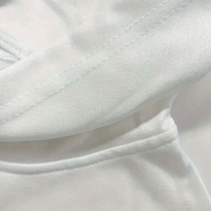 Survêtement pour homme, blanc et bleu, à blocs de couleur, à capuche, manches longues, coupe décontractée, polyester, pour le printemps, avec poches latérales - Product Image 6