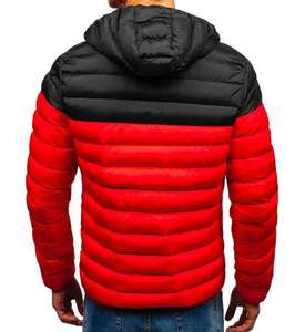 Winter Thickened Padded Cotton Jacket Men Zipper Cardigan Outdoor Casual Warm Hooded Down Jacket - Product Image 2