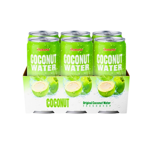 Eau de coco 100% naturelle, sans sucre, jus en conserve 330ml, boisson OEM ODM - Product Image 3