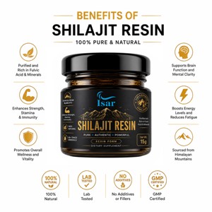 Résine de Shilajit de l'Himalaya 100% authentique OEM/ODM 15g – Shilajit naturel premium riche en acide fulvique pour l'énergie et le soutien de l'endurance - Product Image 4