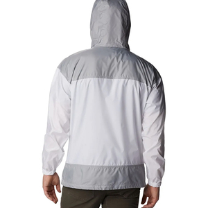 <b>Men's</b> Customize Windbreaker <b>Jacket</b> Oversize Hooded <b>Half</b> <b>Zip</b> Pullover Solid Dyed Winter Starter Football <b>Jacket</b> Stand Windproof - Product Image 2