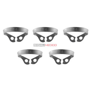 Pinces de retenue dentaire manuelles professionnelles en caoutchouc, en acier inoxydable allemand, endodontiques, hygiéniques, 5 pièces, rétracteurs universels pour tissus - Product Image 1