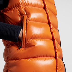 Chaleco Térmico Acolchado para Hombre, con Capucha, Cortavientos, de Invierno, con Cierre, Relleno de Plumón, Sin Mangas - Product Image 3