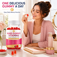 Gomitas de Biotina para el Cabello al por Mayor OEM, Vitaminas para el Crecimiento del Cabello de Marca Privada, Gomitas de Colágeno para Cabello, Piel y Uñas, Suplemento Vegano