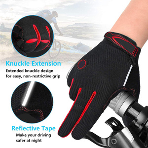 Guantes de Ciclismo de Dedo Completo para Bicicleta de Carretera, Guantes de Spandex para Ciclismo, Fitness, Motocicleta, Gimnasio, Entrenamiento, Deportes al Aire Libre - Product Image 3