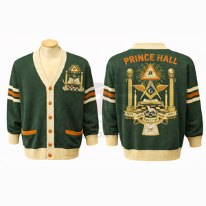 <b>Men</b>’s Masonic Logo Sweater – Premium Knitted Freemason <b>Pullover</b>, Comfortable Casual Winter Wear, Custom Design & Private Label - Product Image 3