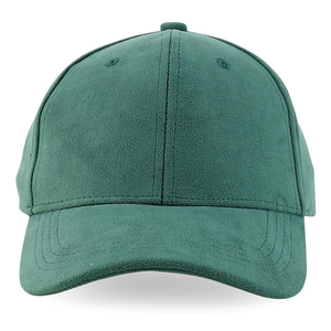 Casquette de baseball verte à 6 panneaux unisexe, ajustée, en coton, couleur unie, style décontracté, taille réglable pour adultes - Product Image 2