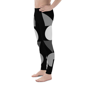 Leggings de Compresión para Hombre con Diseño Sólido, Anti-UV, de Secado Rápido, Cintura Cruzada, Control de Abdomen, Sin Costuras - Product Image 3