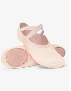 Zapatillas de Ballet Rosadas Suaves Baifa, con Tacón Plano y Tiras Cruzadas Elásticas para Mujeres y Niñas, Cuero de Alta Calidad, MOQ Bajo, OEM - Product Image 1