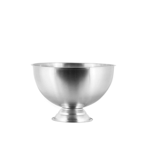 Wholesale Luxury <b>Silver</b> Wine Bowl Stainless Steel Champagne <b>Ice</b> <b>Bucket</b> Custom Logo Metal Pedestal Punch Bowl For Hotel Barware - Product Image 6