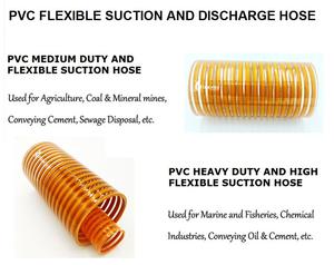 Tubo de manguera de succión de hélice Flexible de PVC de alta resistencia, 1 bomba de aceite de agua al vacío para minería duradera de alta presión de 12 pulgadas, grano de conducto SPA - Product Image 6