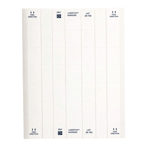 Étiquettes autocollantes en tissu nylon durable Brady LaserTab pour impression laser et identification industrielle - Product Image 2