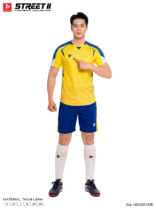ชุดเสื้อฟุตบอลพรีเมียม Just Play Street II สีสันปรับแต่งได้ ผลิตจากโพลีเอสเตอร์ 100% แห้งเร็ว ระบายอากาศได้ดี น้ำหนักเบา สำหรับผู้ใหญ่ แบบขาสั้น - Product Image 5