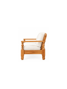 Sofá de exterior de mediados de siglo con cojines de tela, dos plazas, reposabrazos rectos, diseño convertible para muebles de sala de estar - Product Image 5
