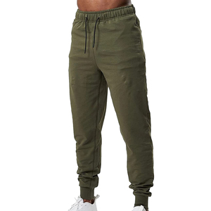 Pantalon de jogging décontracté en coton pour homme avec taille élastique, cordon de serrage et poches latérales – Idéal pour l'été - Product Image 1
