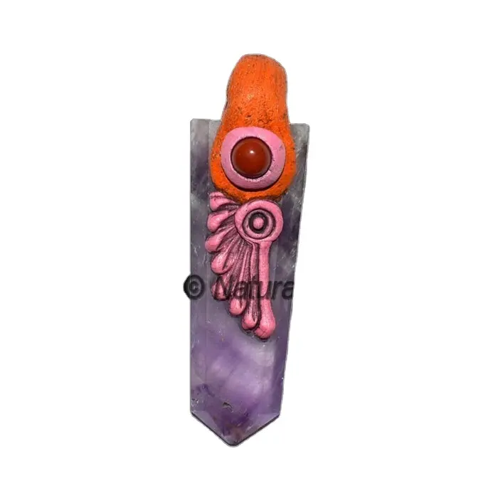 Wholesaler of Amethyst Flat Pencil Tibetan Pendants | Amethyst Flat Pencil Tibetan Pendants Online