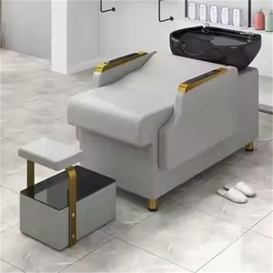 Station de lavage et fauteuil de barbier K Barber Furniture & Salon Equipment – Idéal pour les spas et salons de coiffure - Product Image 1