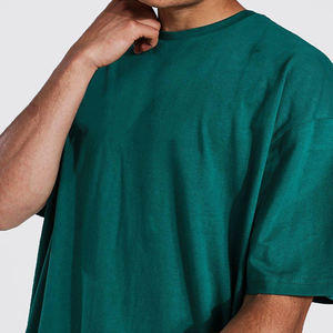 Men's Solid Green Cotton <b>Knitted</b> T-Shirt Shorts <b>Set</b> Casual Summer Wear Crew Neck Short Sleeve Outfit - Product Image 6