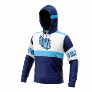 Chemises de basket-ball à manches courtes à capuche personnalisées sublimées 100% polyester - Product Image 2