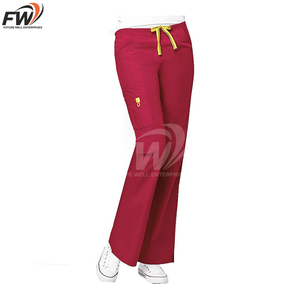 Tenues médicales personnalisées pour femmes, légères, couleur unie, nouveau design, ensembles de blouses médicales - Product Image 3