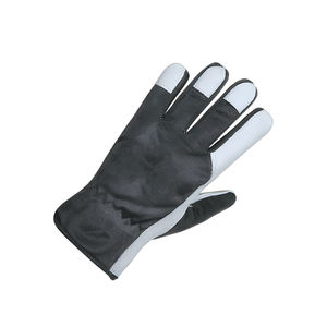 Gants de travail réfléchissants en cuir de mouton grainé pour la sécurité, la construction, la protection individuelle, l'assemblage et la conduite - Product Image 6