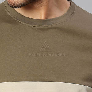 Camiseta de manga larga 100% algodón a la moda para hombre, el mejor material, precio de fábrica con MOQ bajo, corte holgado, camiseta estampada - Product Image 6