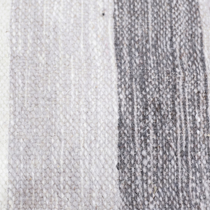 Tapis en laine tufté à la main gris ivoire Cloudline Blocks, moderne, abstrait, linéaire, antidérapant, écologique, pour salon, hôtel - Product Image 3