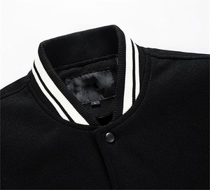 OEMODM Unisex Geometric Hooded Waterproof Lightweight Long Sleeve Varsity Bomber Jacket Cotton Filling <b>Winter</b> Streetwear <b>Coat</b> - Product Image 4