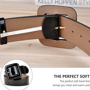 Cinturón de Cuero Premium con Doble Hebilla, Cinturón de Cuero con Logotipo Personalizado Impreso y Costuras Decorativas - Product Image 6