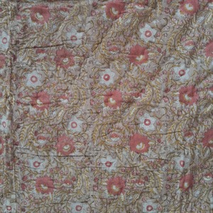 Vintage Handmade Luxury Reversible Breathable Cotton Quilt Hand Block Printed Floral Design Eco-Friendly Bohemian Winter Quilt - Product Image 5