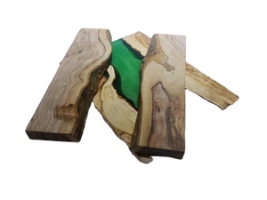 Tabla de cortar de madera de primera calidad con pieza de vajilla decorativa de Arte de resina epoxi para hogares, hoteles y cocinas - Product Image 5