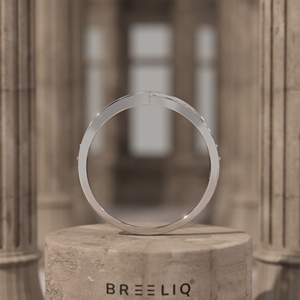 14K Solid <b>Gold</b> Round Lab Grown Diamond Twist Crossover <b>Ring</b> Pave <b>Set</b> Stackable Wedding Band Elegant Fine Jewelry - Product Image 6