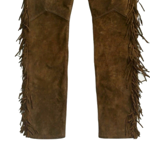 Pantalon en daim délavé à franges, style unique, coupe droite, décontracté, pour adultes, vente en gros, personnalisable avec votre logo et votre propre design, en promotion en ligne - Product Image 5