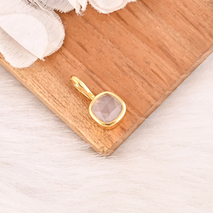 Natural Rose Quartz Gemstone 925 Sterling Silver Pendant Handmade Jewelry for Unisex - Product Image 3