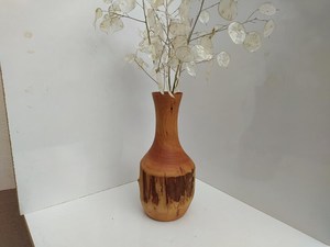 Maceta de Madera de Alta Calidad para Decoración de Escritorio de Oficina, Venta al por Mayor de Fábrica, Florero de Madera de Color Natural para Decoración del Hogar - Product Image 2