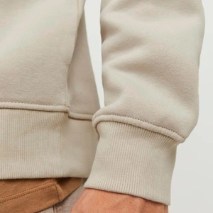 Cotton Half High Neck <b>Sweater</b> Solid Color Loose Winter Vest <b>Sleeveless</b> Fleece 240g Breathable Knitted Zipper Closure Digital - Product Image 5