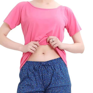 Conjunto corto moderno para mujer, conjunto de dos piezas a la moda, ligero y cómodo para el verano y viajes. - Product Image 2